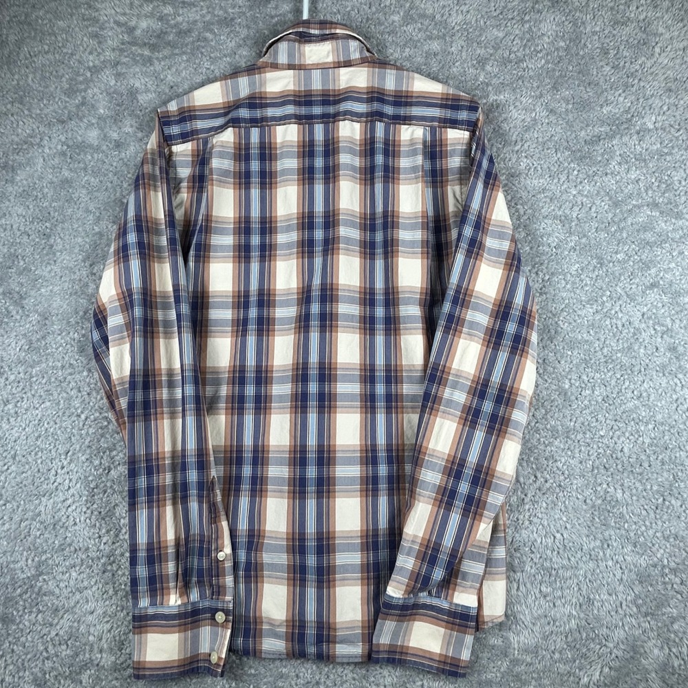 Abercrombie Fitch Mens Plaid Long Sleeve Button Down Shirt Muscle Fit Size M - Picture 4 of 6